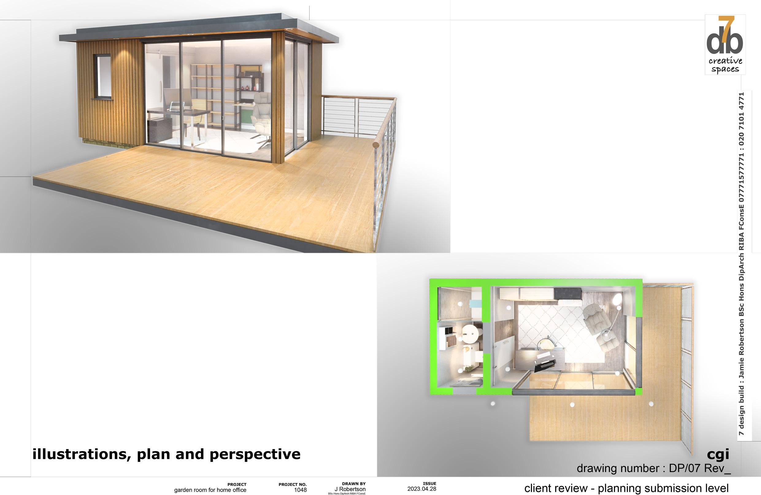 cgi of home office