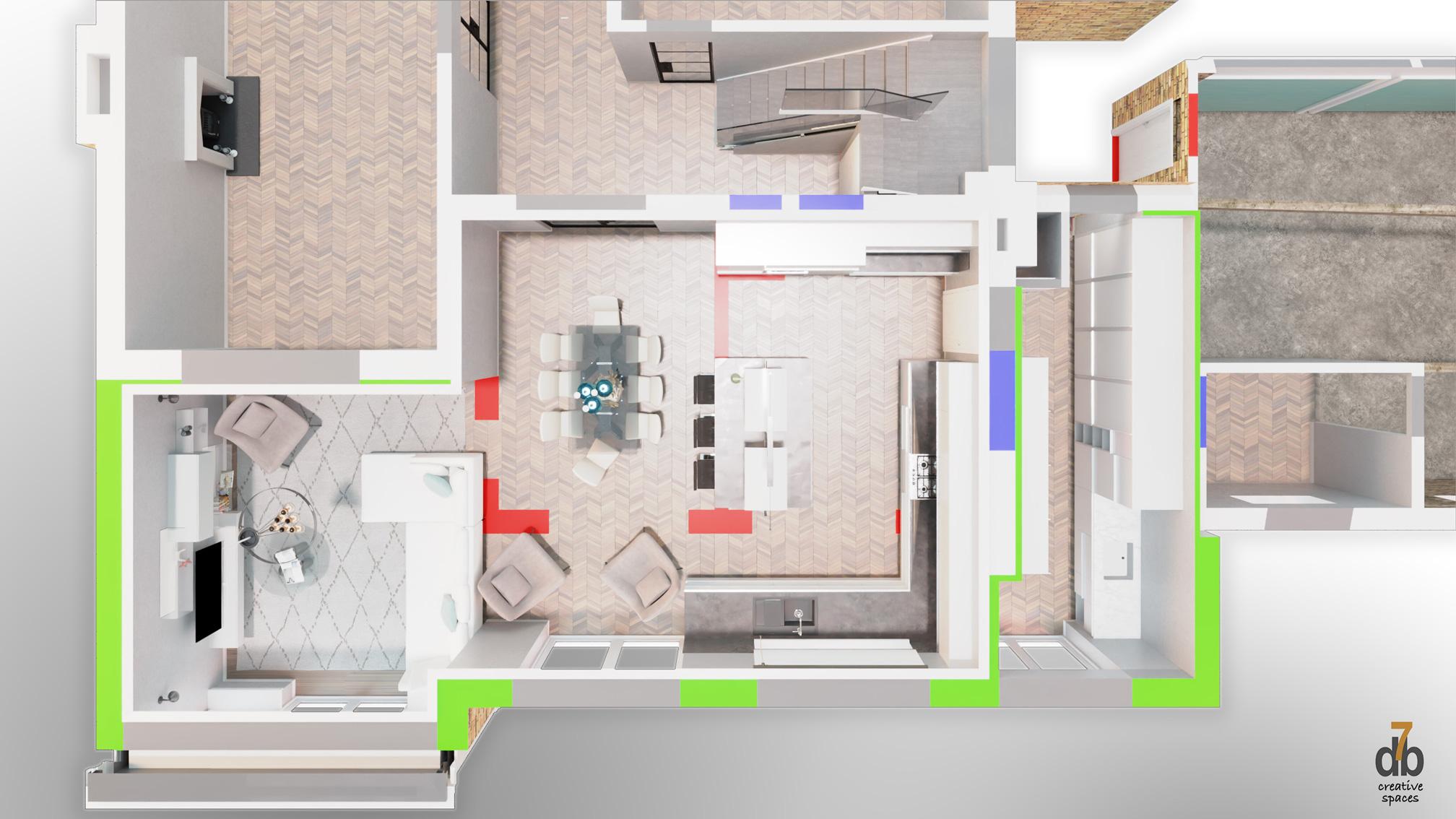 1083-stage-0-explainers-st1dr10_07_reduc storytelling dolls house style visuals interiors and exteriors - explaining options to the client for home extensions and alterations