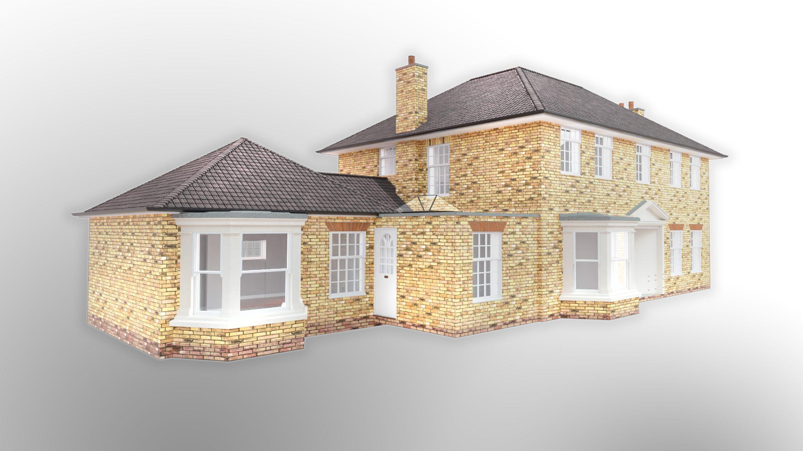 1083-stage-1-explainers_06 Looking at a garage conversion to a granny annexe. Introducing options for a home office and a future flexible letting pace.